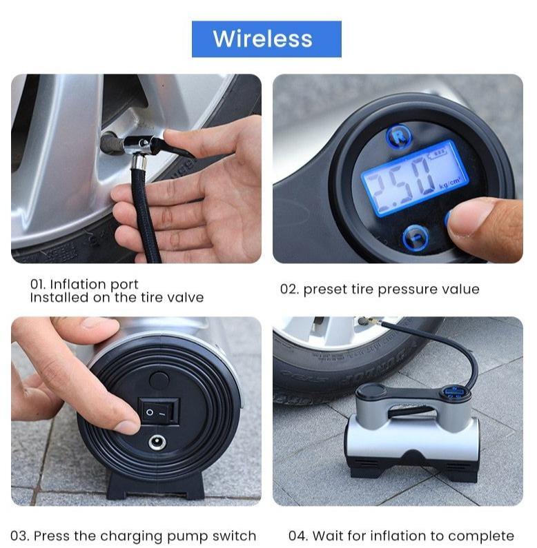Portable Wireless Car Air Compressor - Image 2
