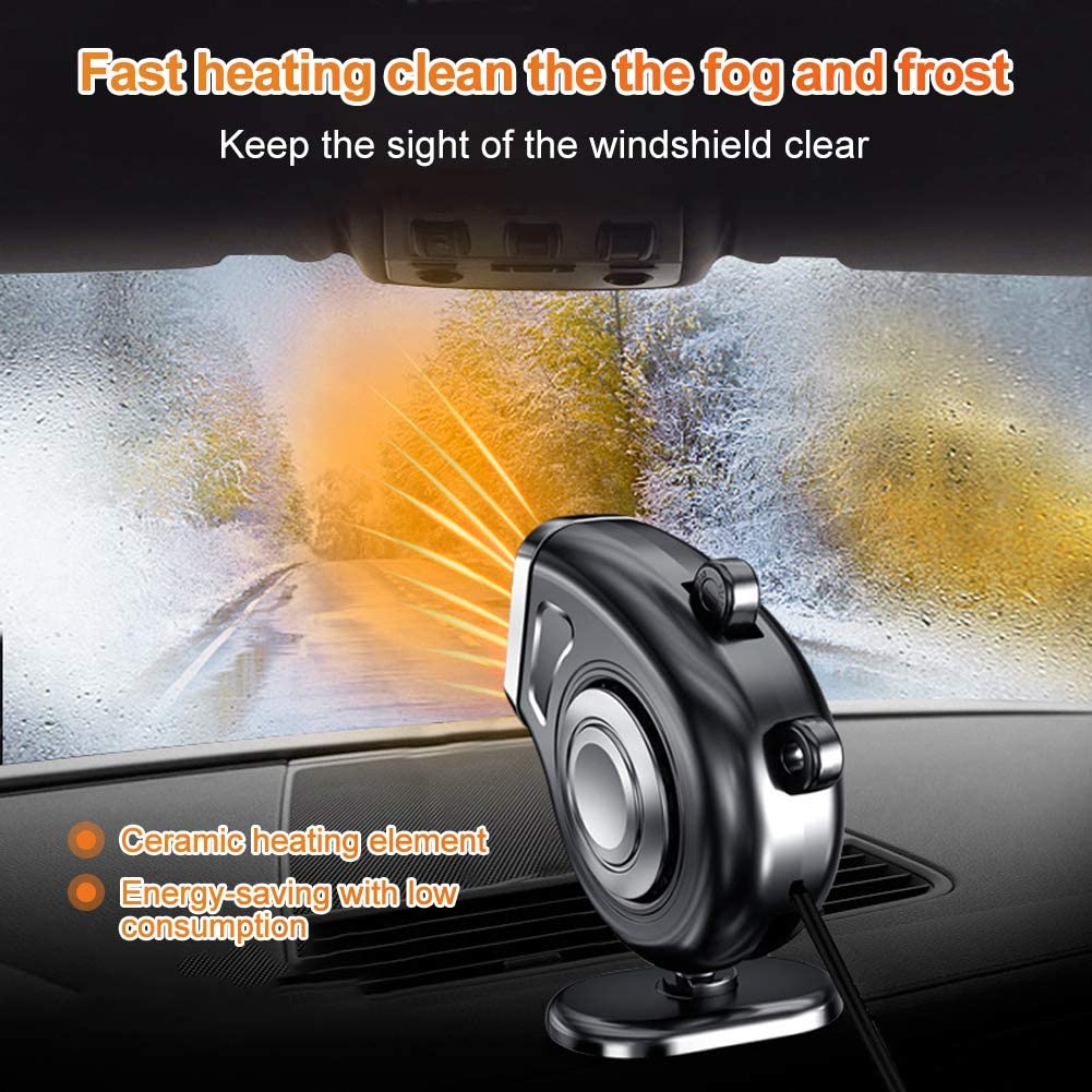 2in1 Portable Auto Mini Car Heater Fan - Image 3