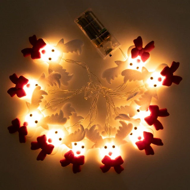 Christmas Snowman Tree LED String Lights - Image 2