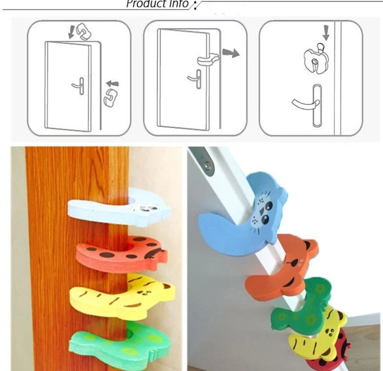 Baby Cartoon Finger Protector Door Stopper - Image 2