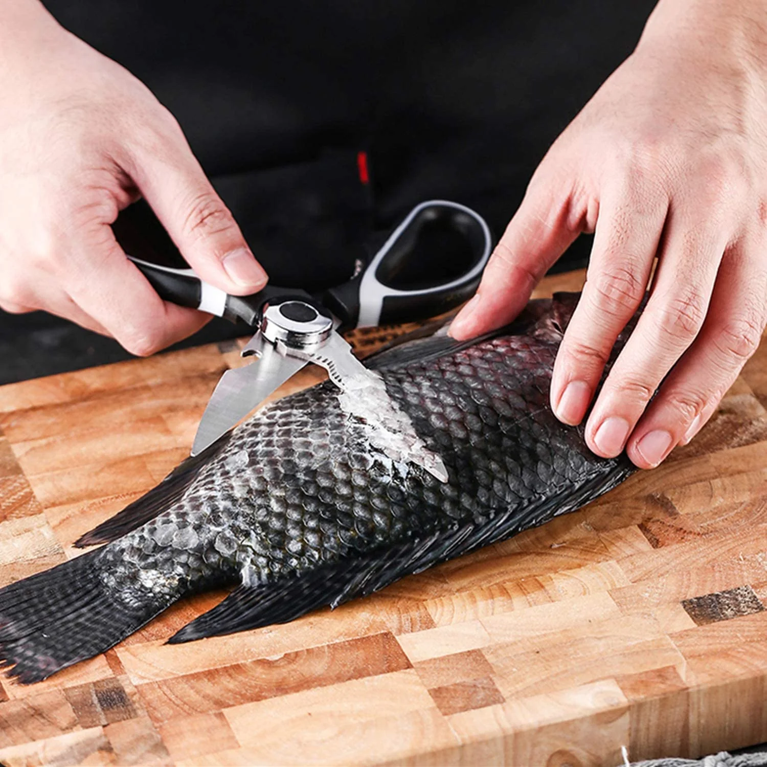 Multipurpose Kitchen Scissor with Bottle Opener - Image 2