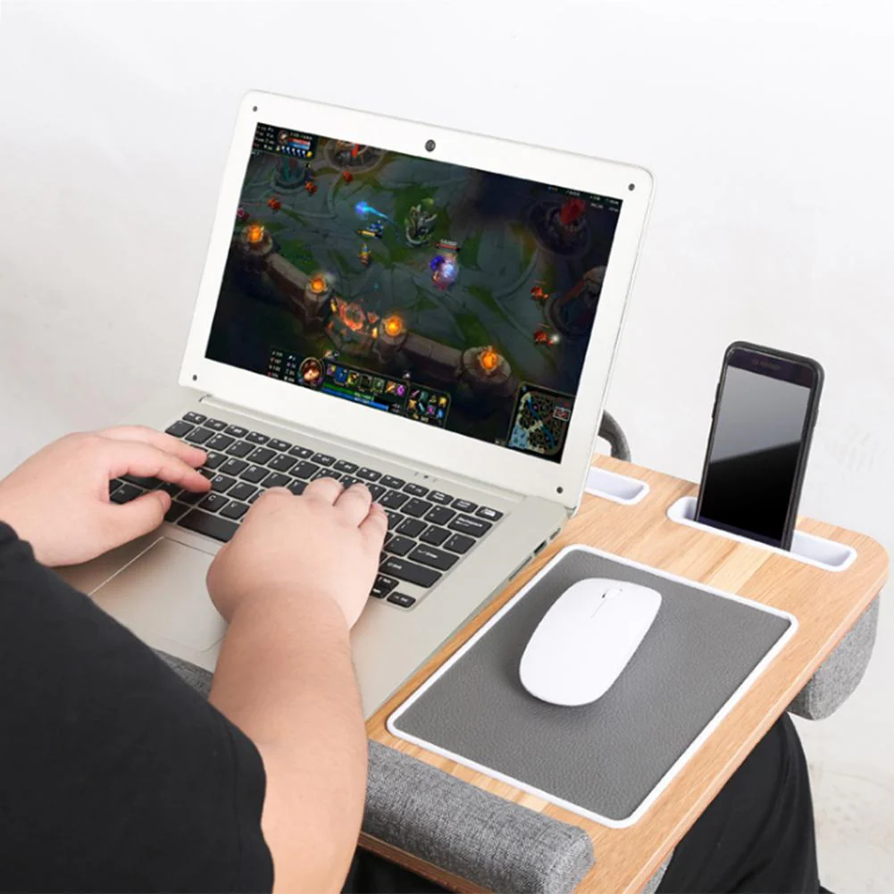 Elegant Portable Mouse Pad Wrist Laptop Desk - Image 2