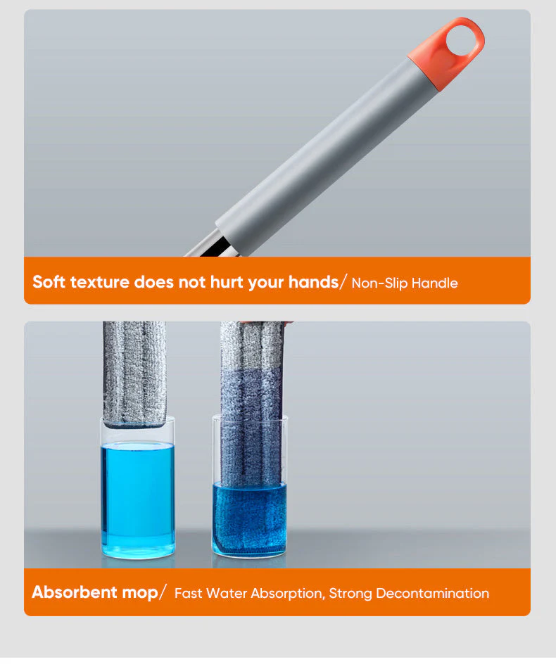 Adjustable Telescopic Long Handle Window Scraper Brush - Image 2