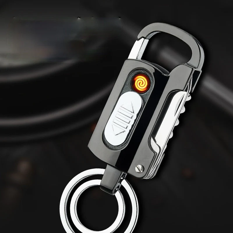 Multifunctional Outdoor Camping Survival Keychain Tool - Image 3