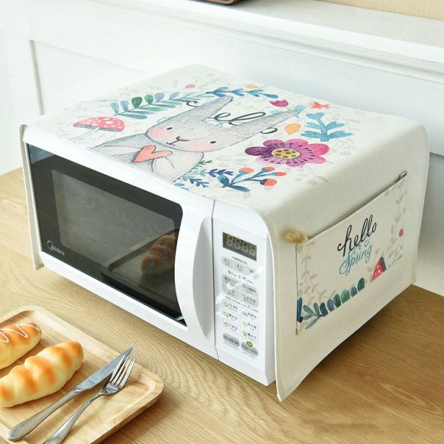 Artsy Microwave Cotton Cover Organizer - Image 3