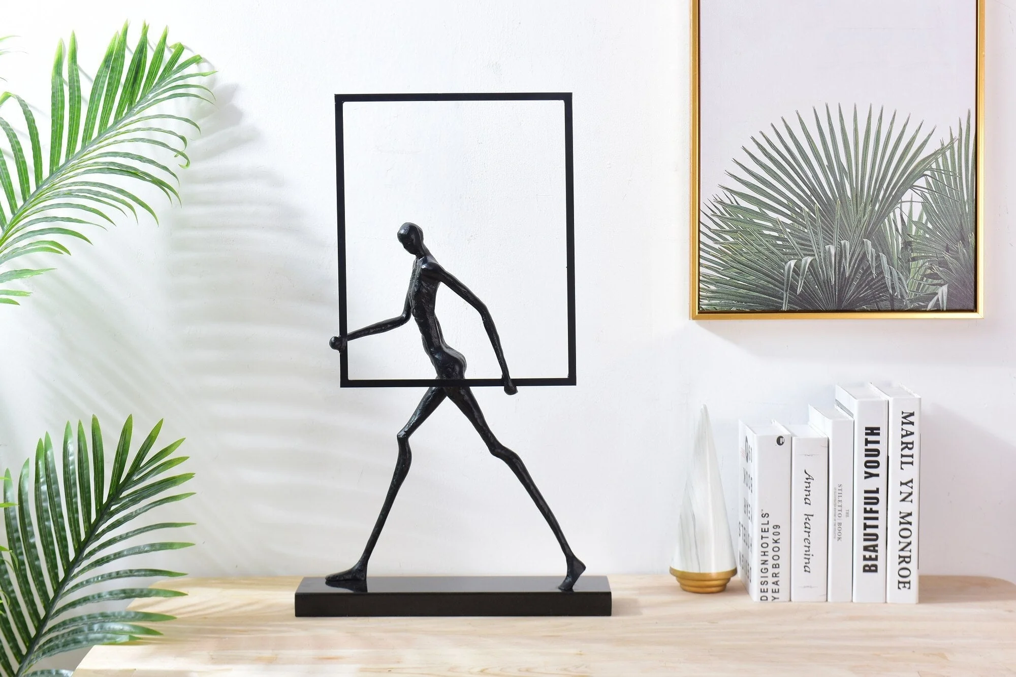 Modern Abstract Metal Home Decor Figures - Image 2
