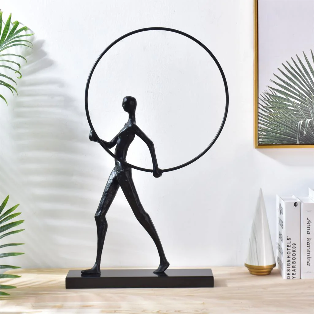 Modern Abstract Metal Home Decor Figures - Image 3