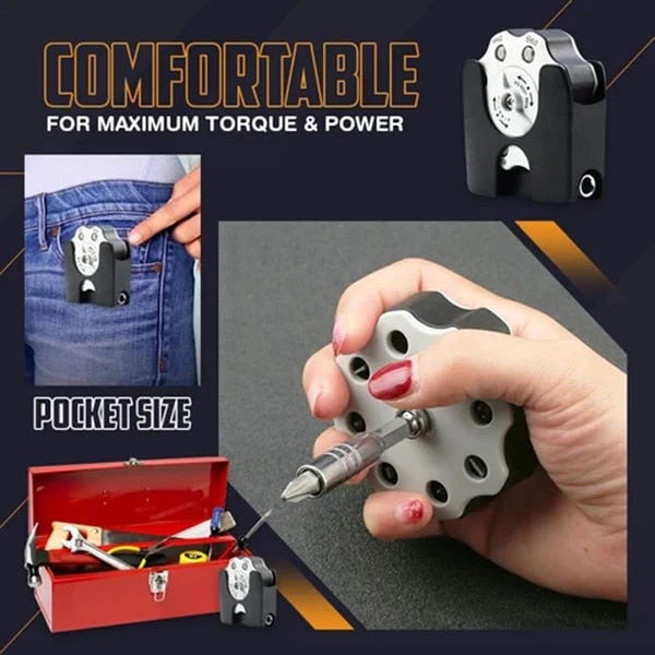 Portable Pocket Size Ratchet Screwdriver Set - Image 2