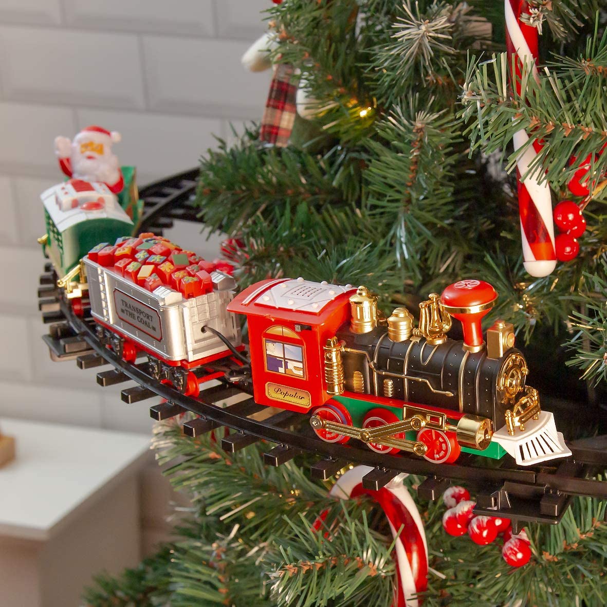 Christmas Tree Toy Train Set - Image 2