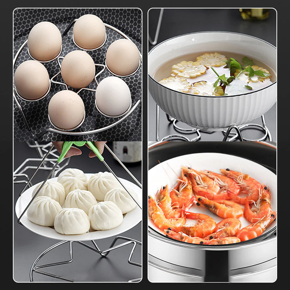 Multifunctional Egg Storage Steamer Rack - Image 2