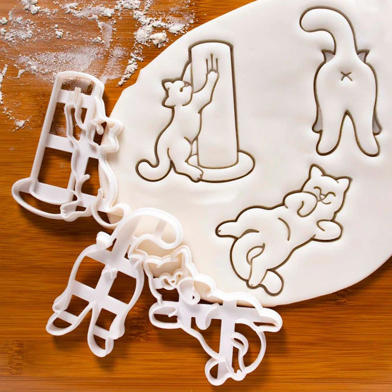 Cat Cookie Mold Cutter Set - Image 1