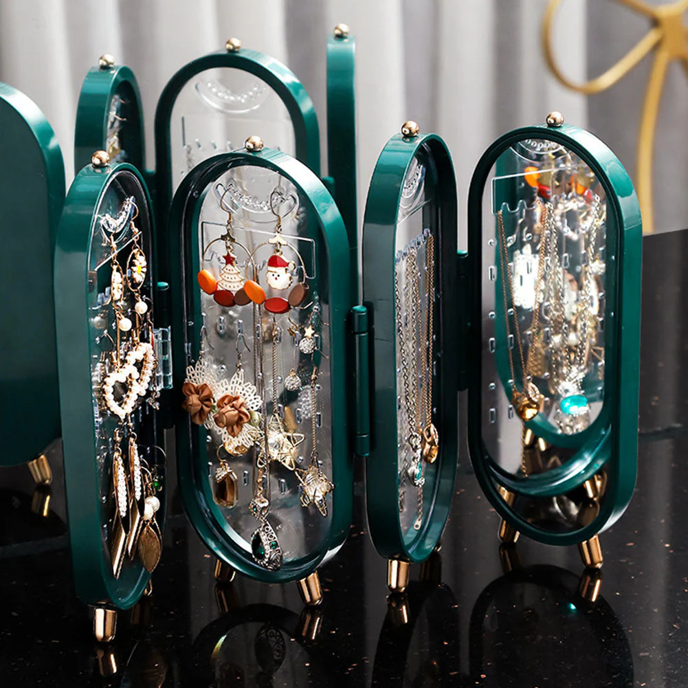 Elegant Foldable Jewelry Organizer Stand - Image 2