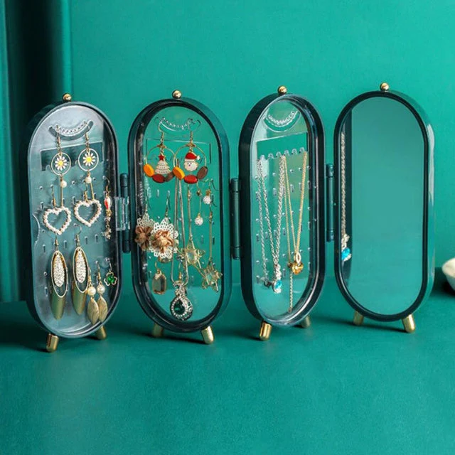 Elegant Foldable Jewelry Organizer Stand - Image 3