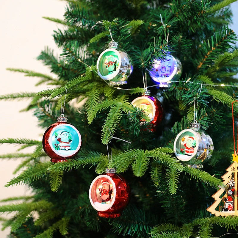 LED Christmas Hollow Ball Ornaments - Image 2