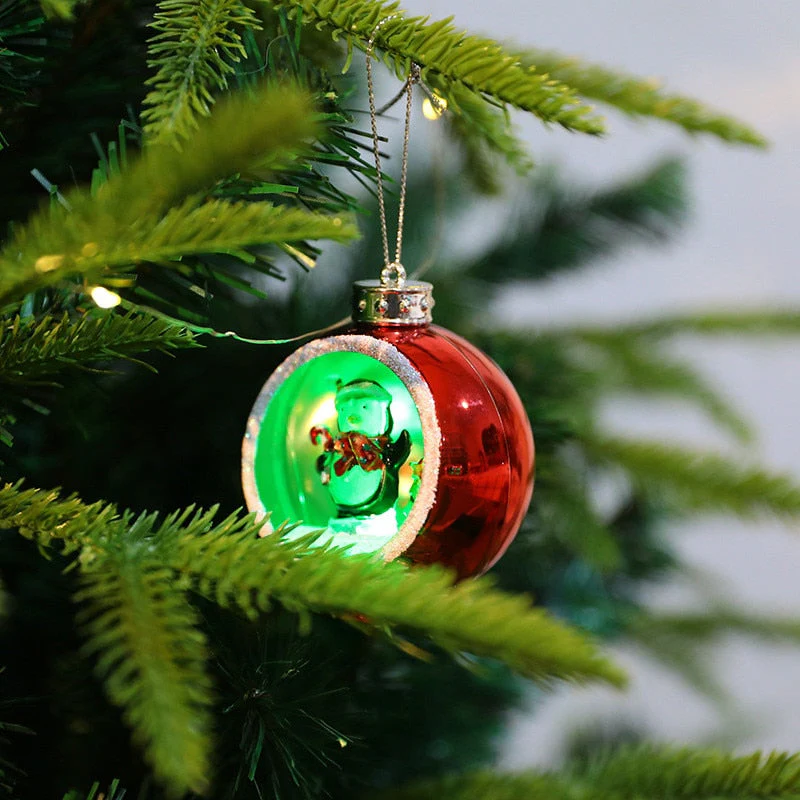 LED Christmas Hollow Ball Ornaments - Image 1