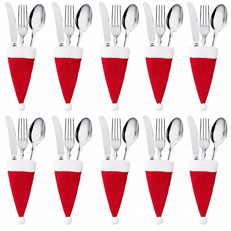 Christmas Silverware Holder Set - Image 2