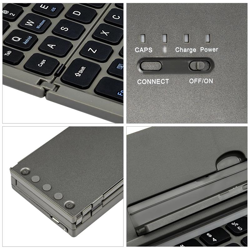 Portable Wireless Pocket Keyboard Phone Holder - Image 3
