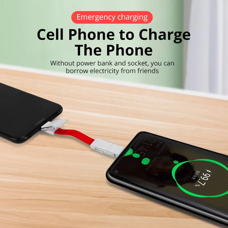 4in1 Magnetic Keychain USB Charging Cable - Image 2