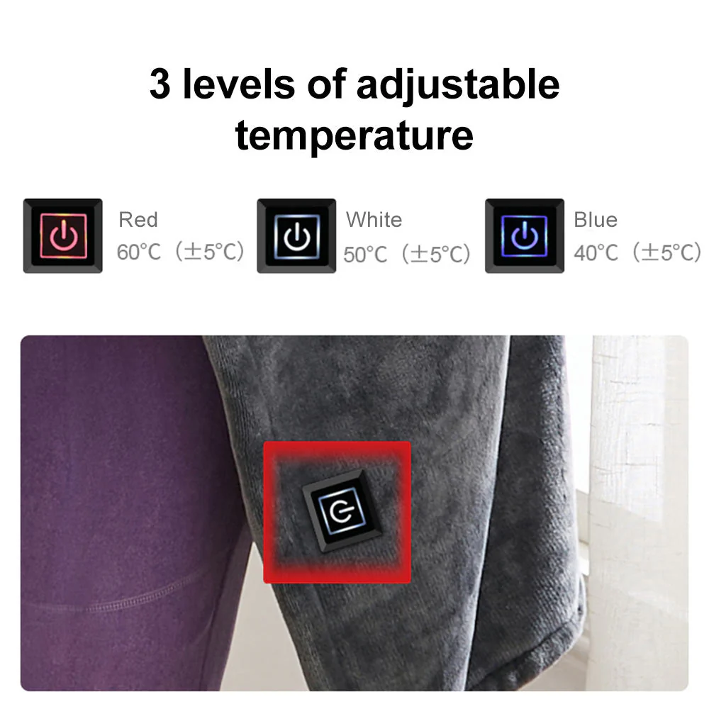 Electric Heated Wearable Blanket - Image 3