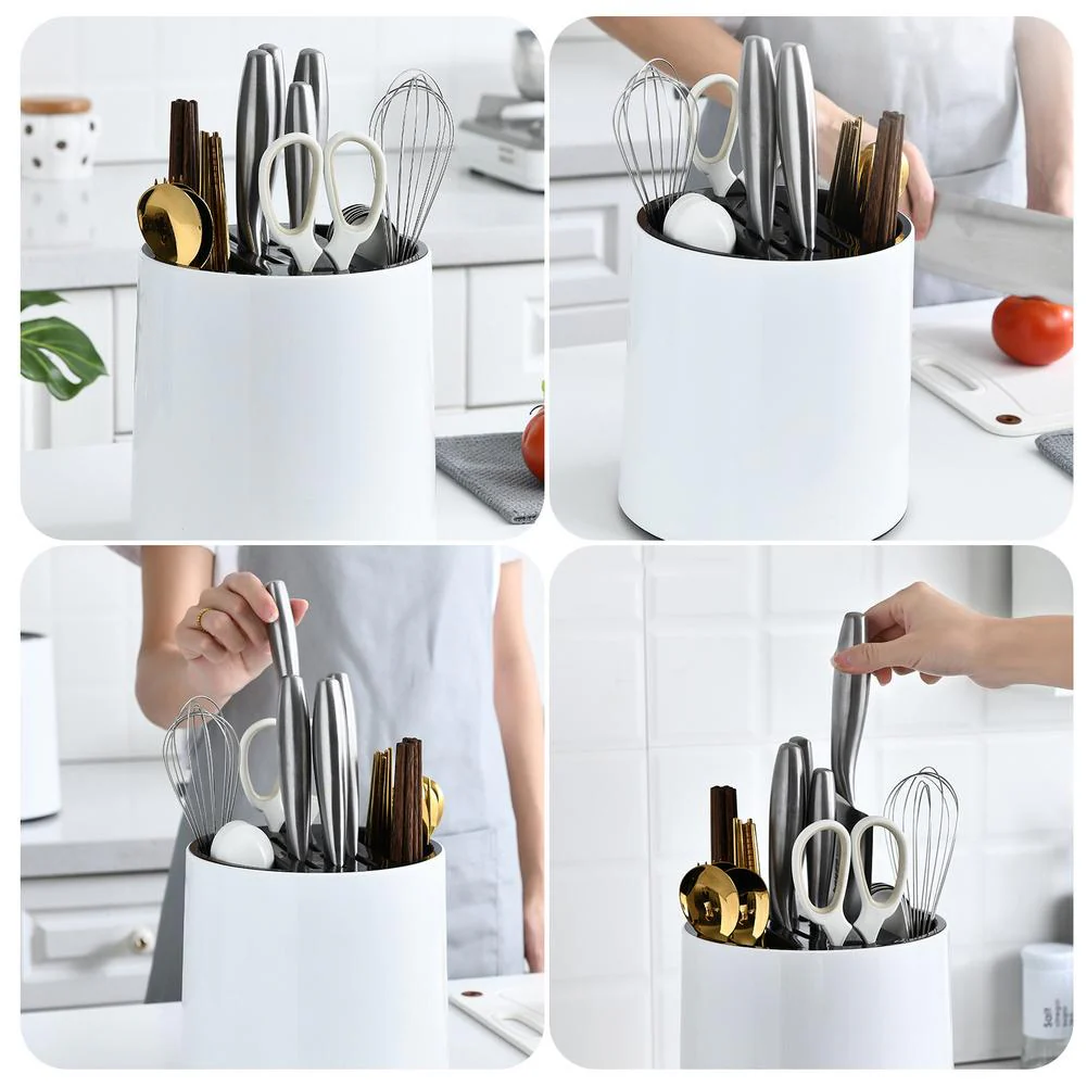 Rotating Kitchen Utensil Knife Holder - Image 2