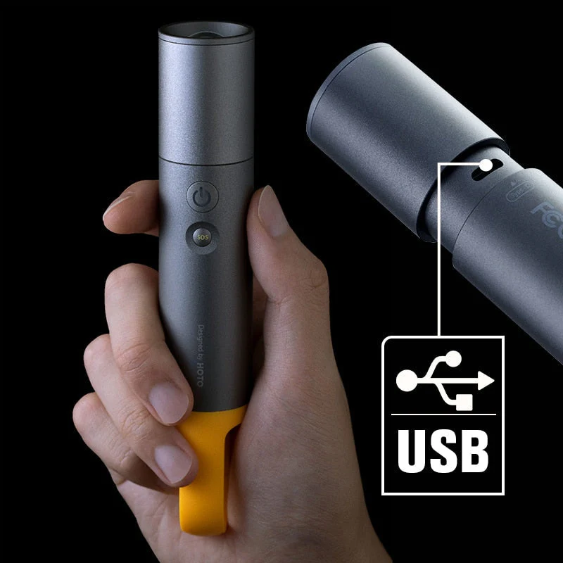 Ultra Bright Mini Camping Zoomable Flashlight - Image 3