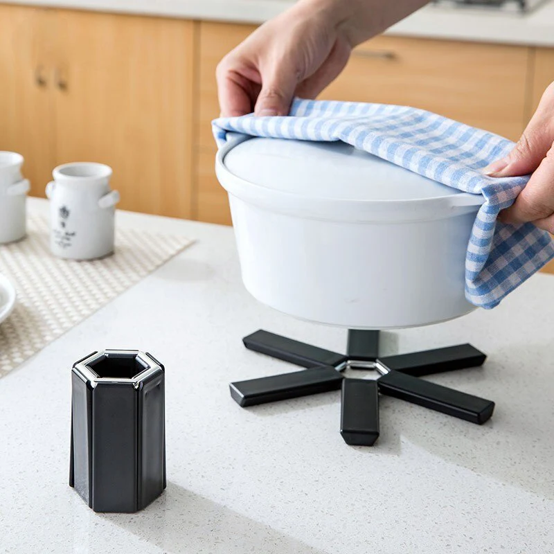 Foldable Non-Slip Heat Resistant Pan Coaster - Image 1