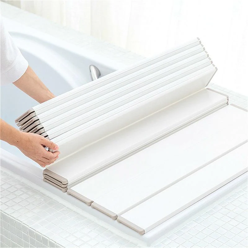 Creative Foldable Anti-Dust Bathtub Cover Tray - Image 3