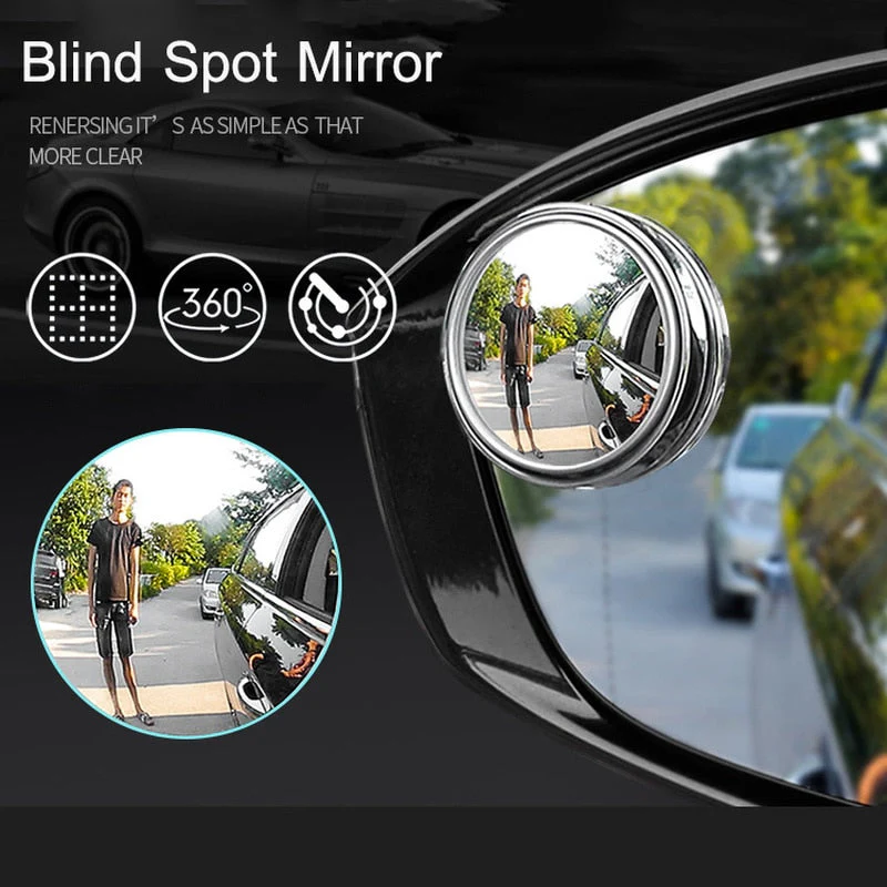 360 Wide Angle Wing Mirror Blind Spot Extension Mirror - Image 2