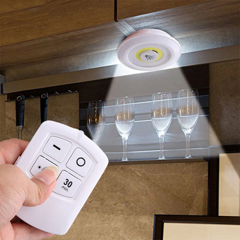 Remote Control Mini Cabinet Dimmable Night Light - Image 1