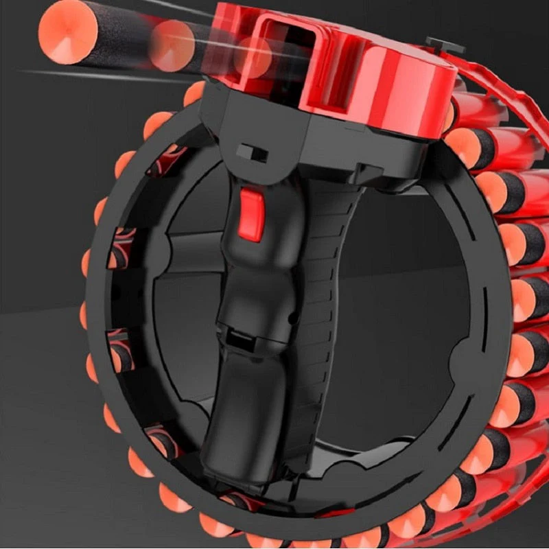 Electric Foam Bullet Firing Ring Gun Toy - Image 2