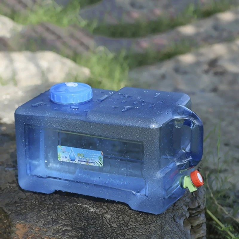 Portable Travel Camping Water Container with Faucet - Image 1