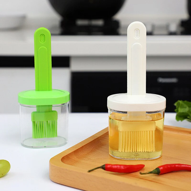 Multifunctional Oil Bottle Baking Brush - Image 1