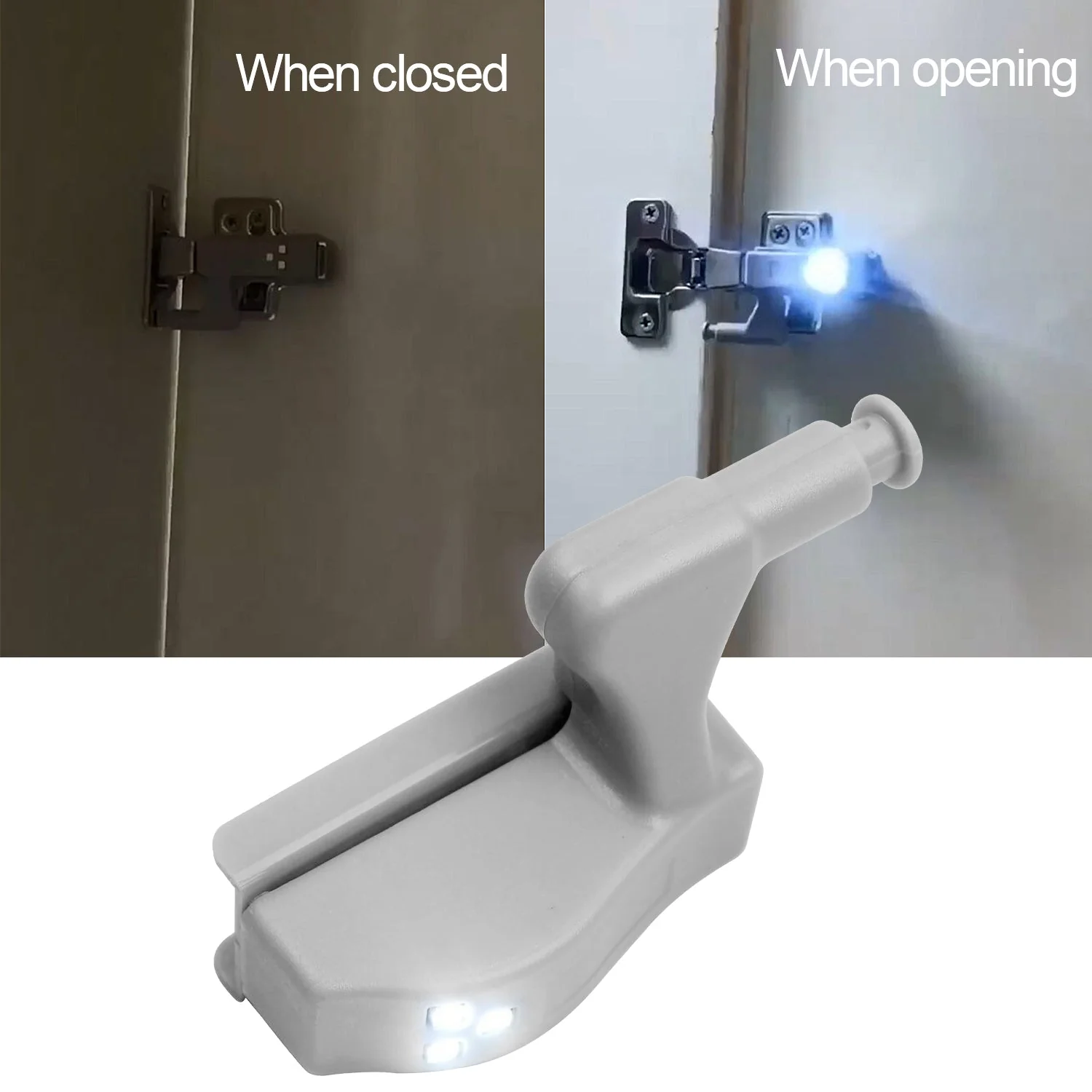 10pcs LED Sensor Hinge Wardrobe Lamp - Image 2