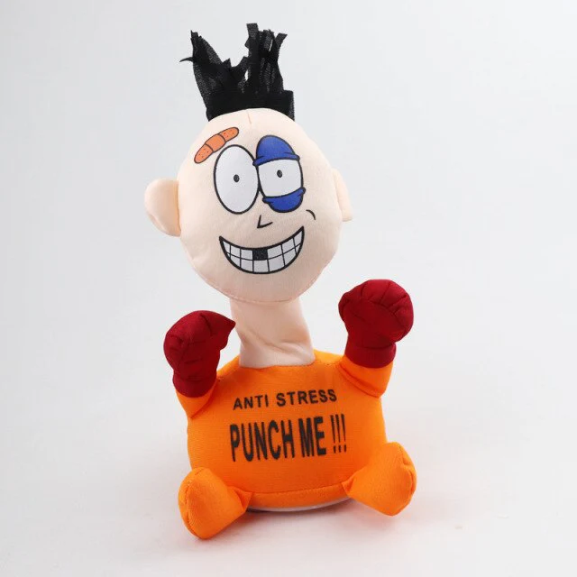 Funny  Anti-Stress Punch Me Toy Doll - Image 2