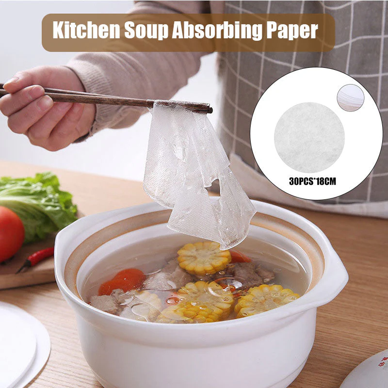 30pcs Oil-Absorbing Food Paper - Image 2
