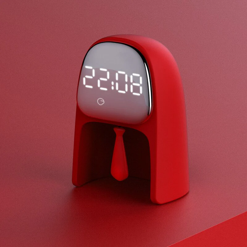 Creative LED Voice Control Gentleman Alarm Clock - Image 3