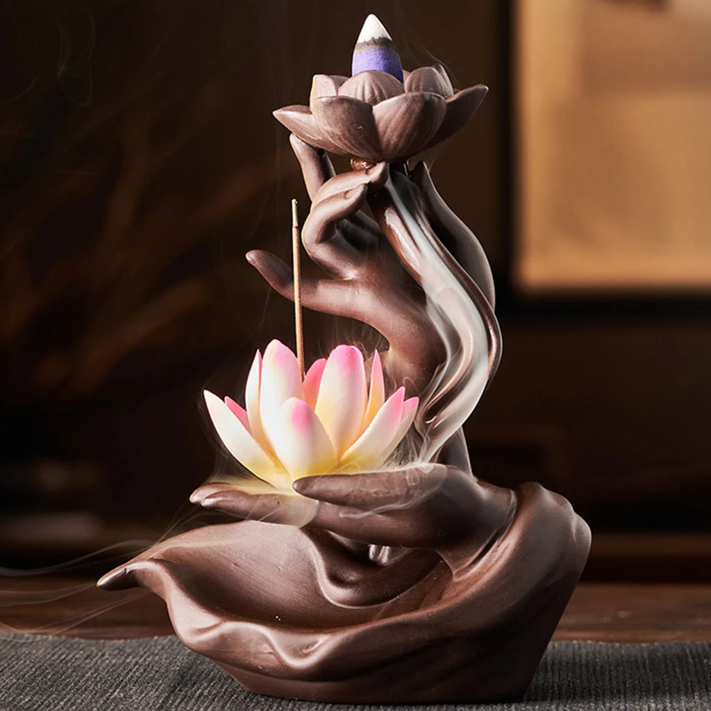Ceramic Antique Backflow Waterfall Incense Burner - Image 3