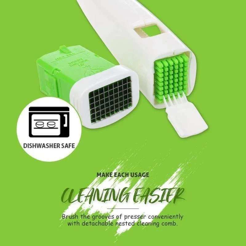 Multifunctional Garlic Press Cube Slicer - Image 3