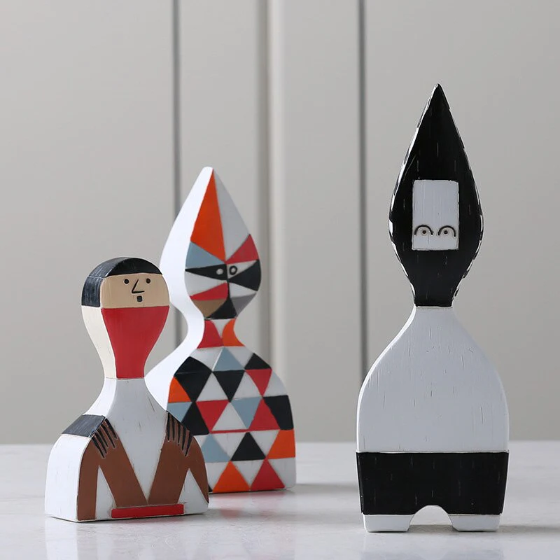 Creative Abstract Puppet Figurines - Image 3