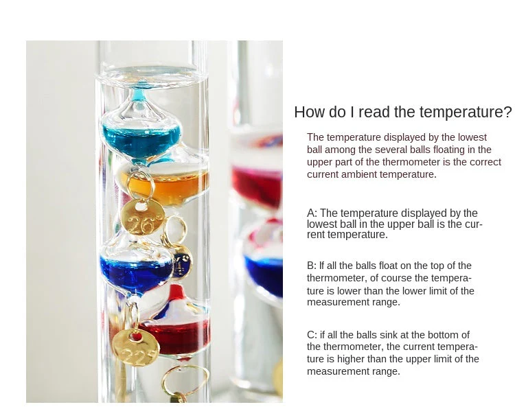 Colorful Ball Nordic Creative Thermometer - Image 2