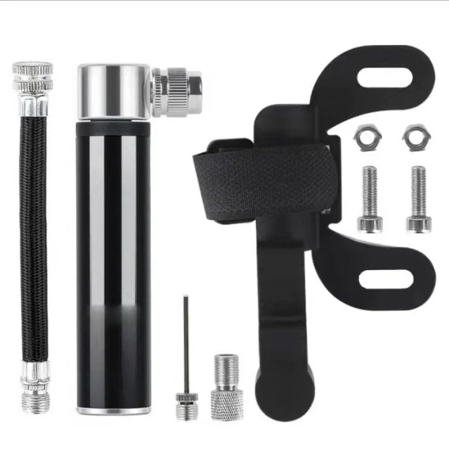 Portable Mini Aluminium Bike Pump - Image 3