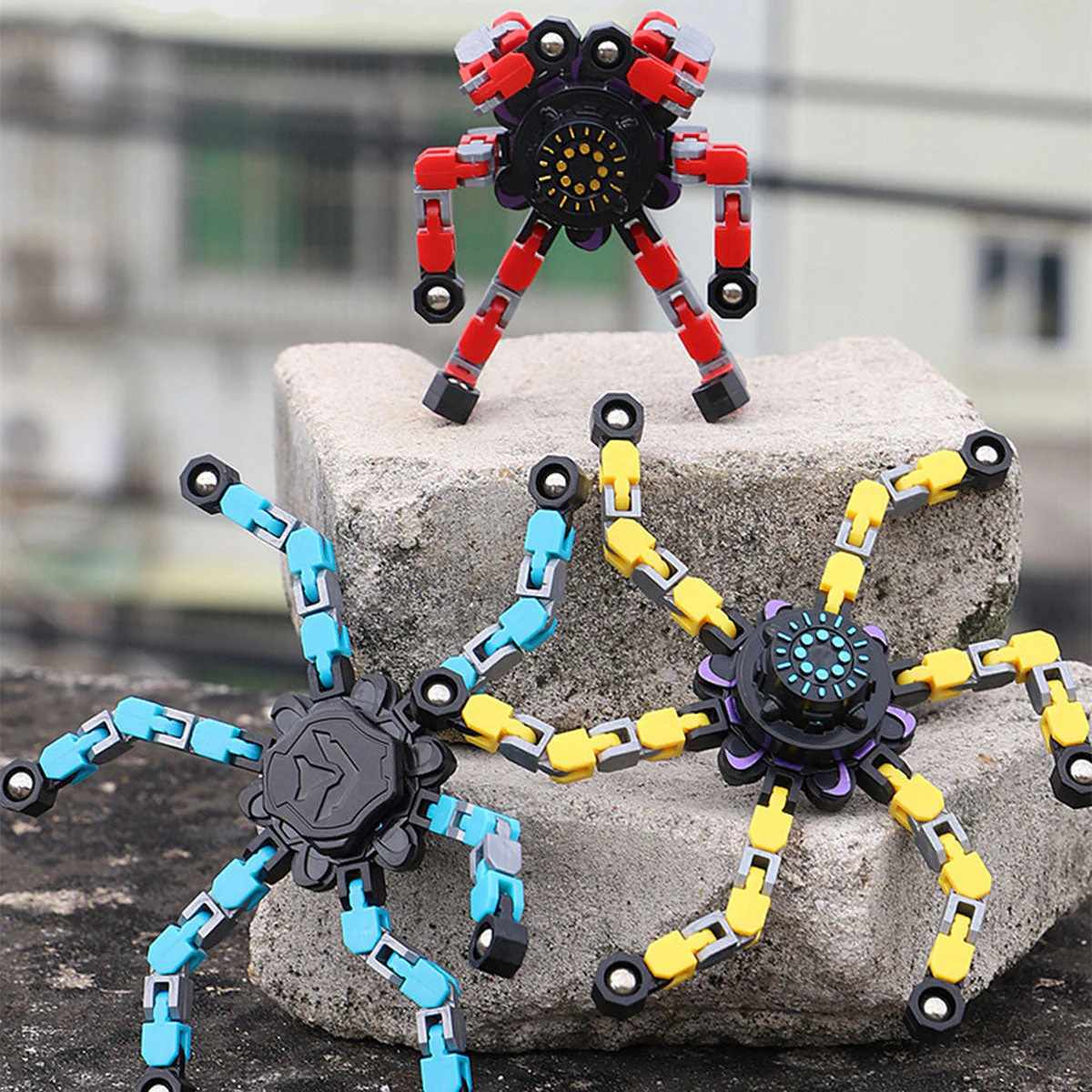 Mechanical Fingertip Stress Relief Spinner Toy - Image 1