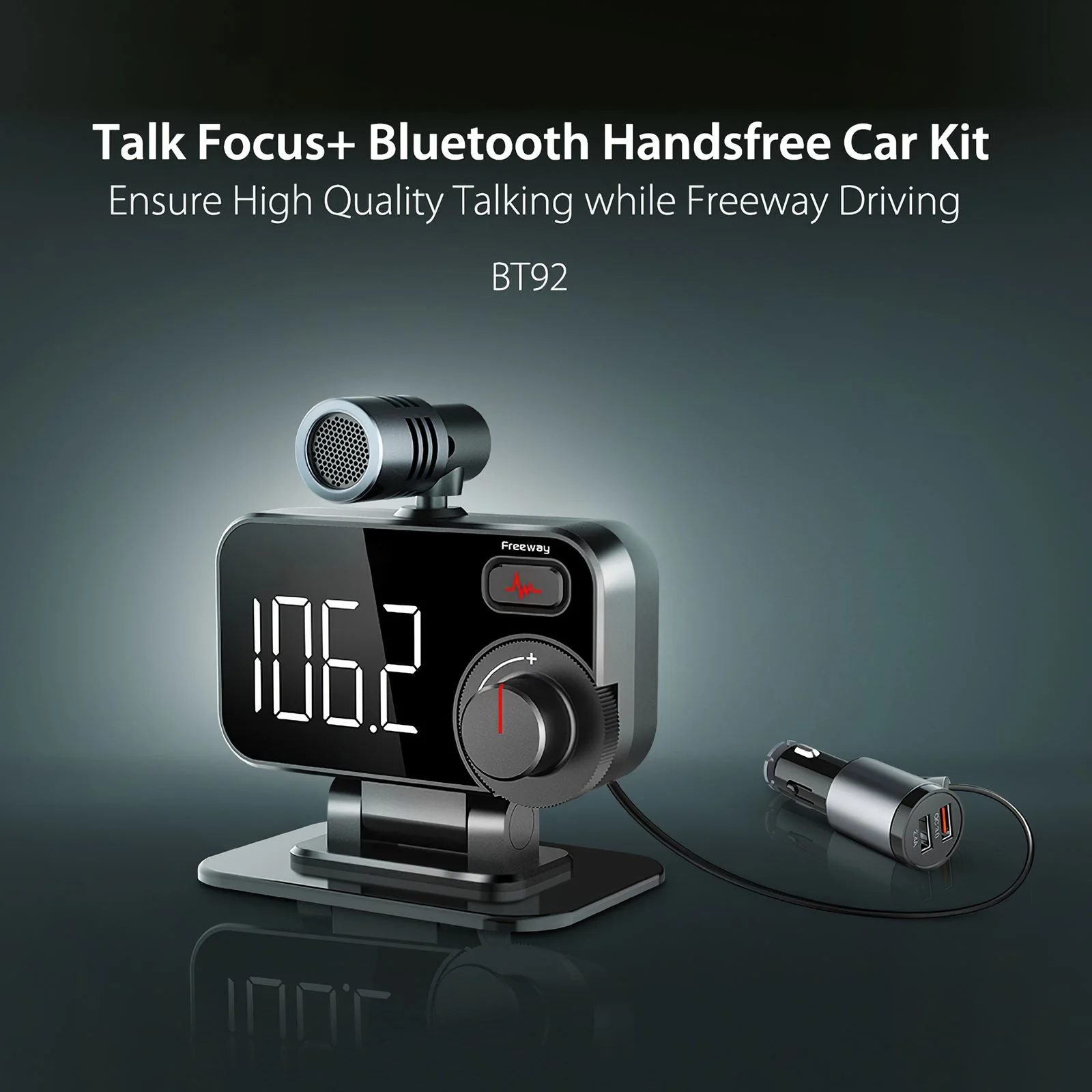 Car FM Bluetooth Radio Transmitter Kit - Image 1