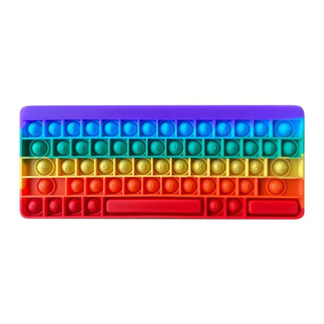 Squishy Bubble Stress Relief Toy Keyboard - Image 2