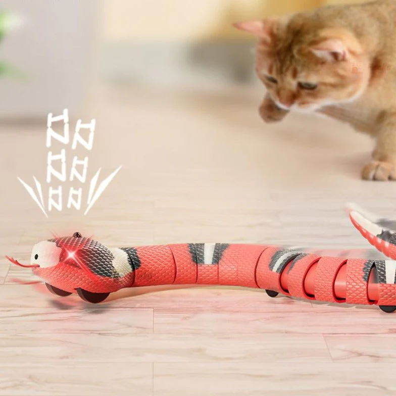 Smart Sensing Snake Interactive Cat Toy - Image 1