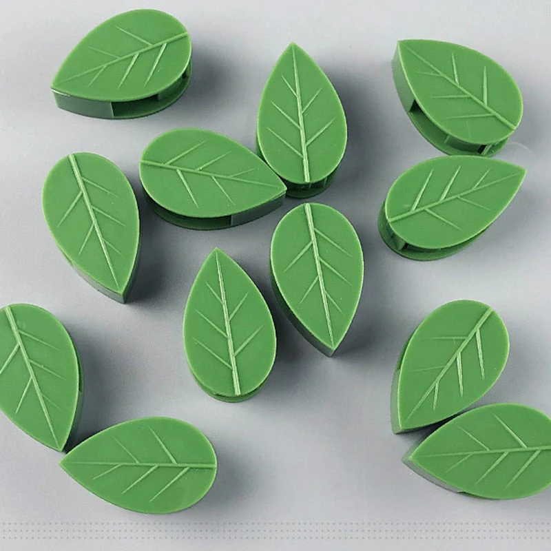 10pcs Leaf Shape Self-Adhesive Hook - Image 3