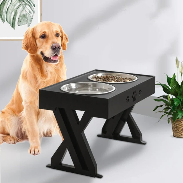 Adjustable Pet Double Food Bowl - Image 2
