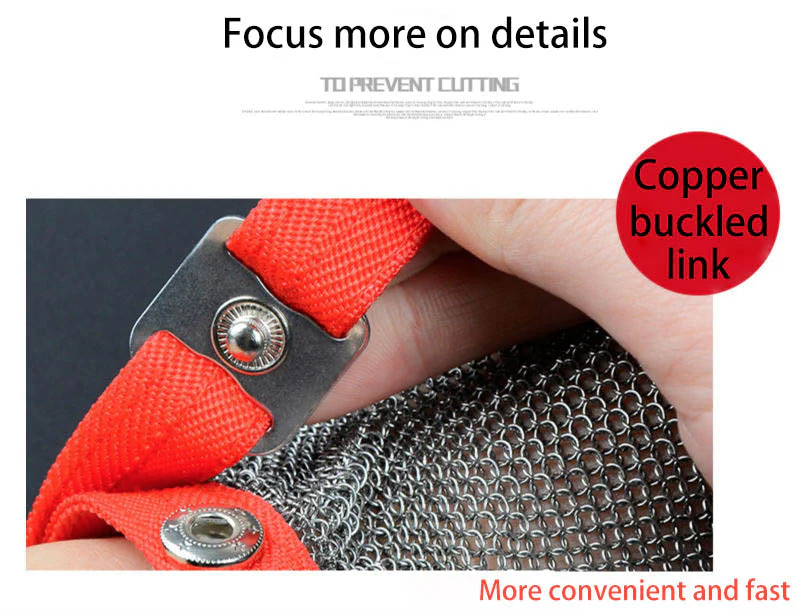 Stainless Steel Cut Resistant Mesh Gloves - Image 3