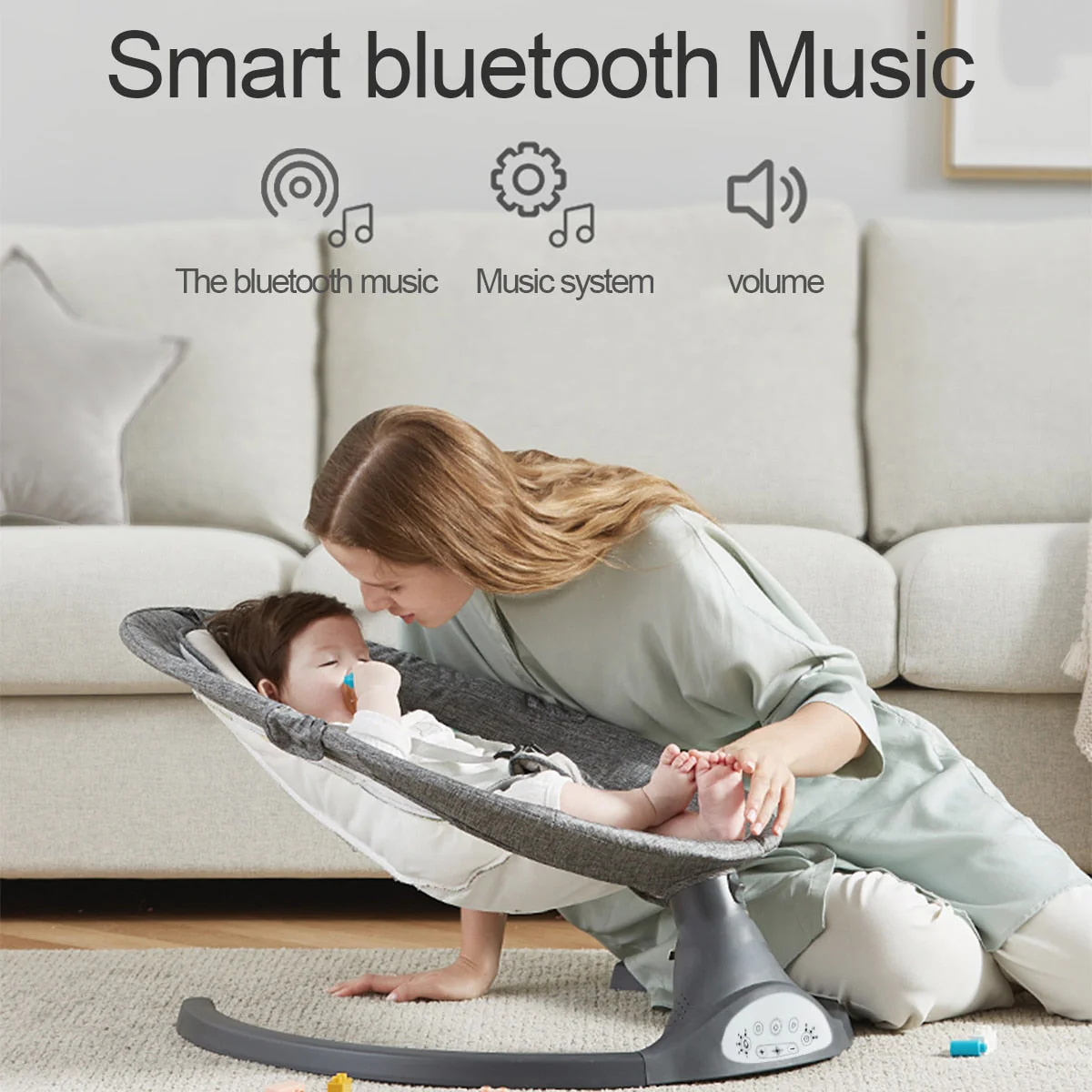 Electric Baby Bouncer Rocking Chair Swing - Image 2
