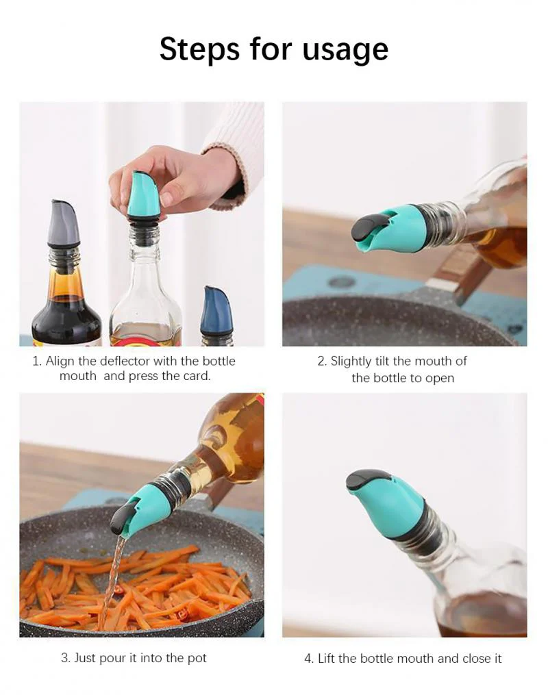 Oil Bottle Leak-Proof Automatic Stopper - Image 3